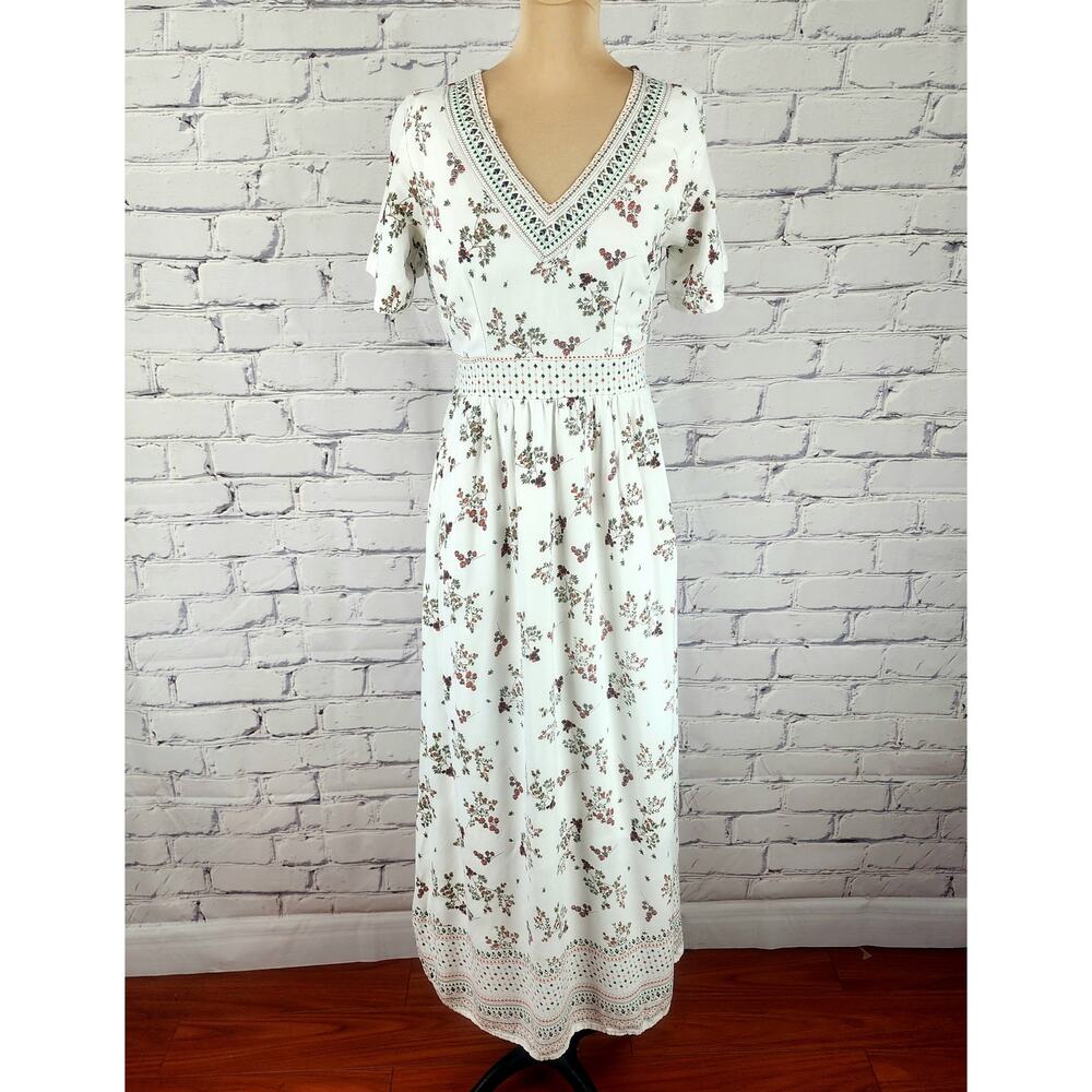 Lapogee Maxi Dress Womens S Floral Boho Fairycore prariecore Farmcore